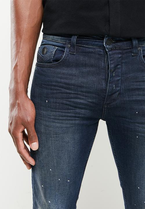 S.P.C.C - Stoker feather fit skinny jeans - blue