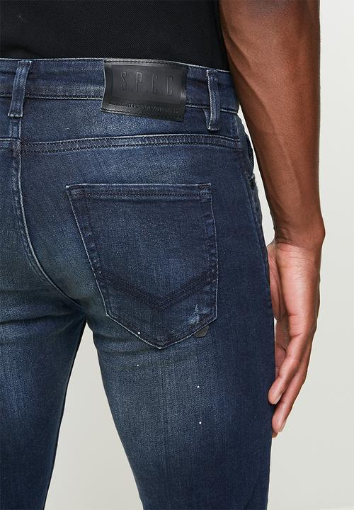S.P.C.C - Stoker feather fit skinny jeans - blue