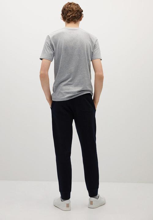 MANGO - T-shirt logohe-h - grey