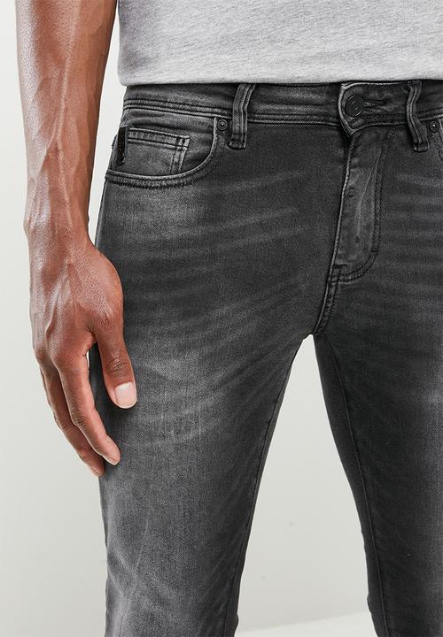 S.P.C.C - Pollux trench fit super skinny jeans - black