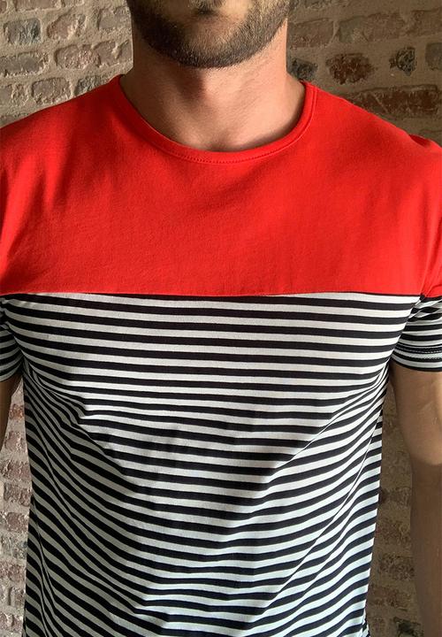 Trendyol - Stripe short sleeve tee - multi