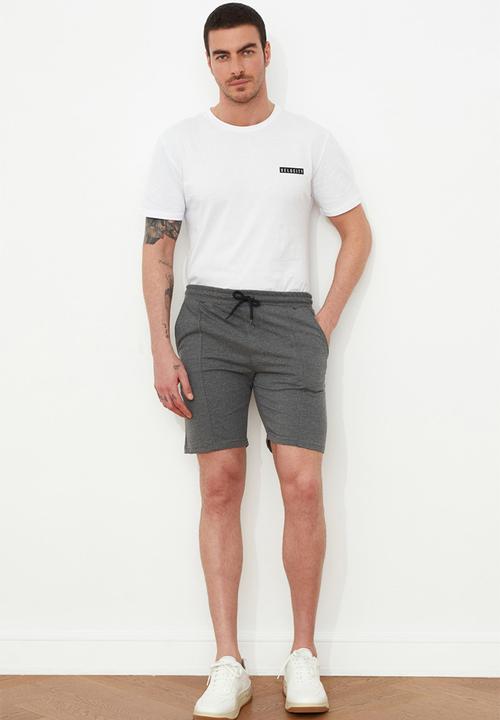 Trendyol - Senzo plain shorts - anthracite
