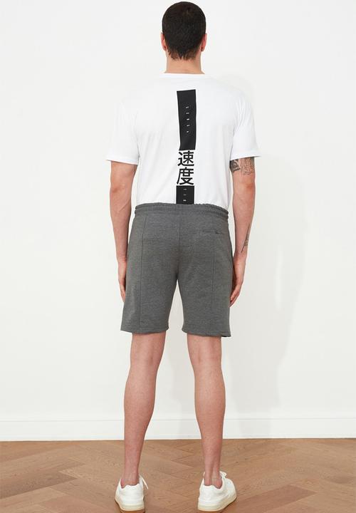 Trendyol - Senzo plain shorts - anthracite