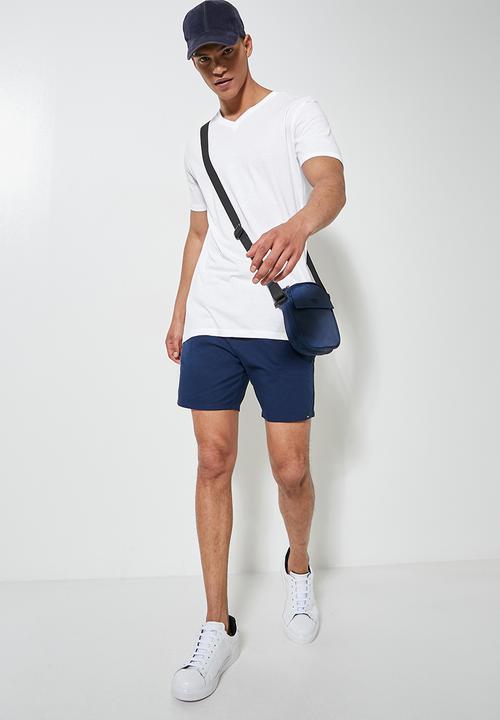 Superbalist - Dean vee neck tee - white 