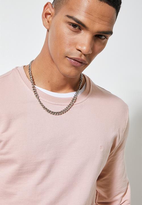 Superbalist - Brewer crew neck sweat - dusty pink