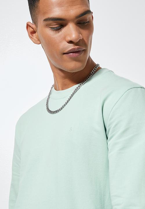 Superbalist - Brewer crew neck sweat - dusty blue