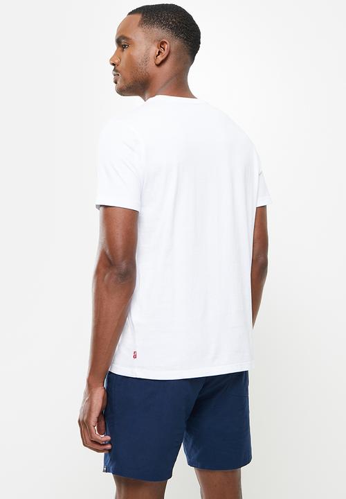 Levi’s® - Graphic crewneck tee mv logo pond bright - white 