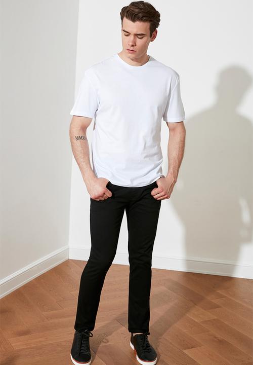 Trendyol - More authenticity back print short sleeve tee - white