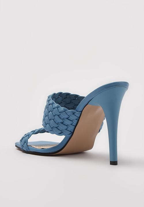 Trendyol - Braided stiletto heel mule - blue