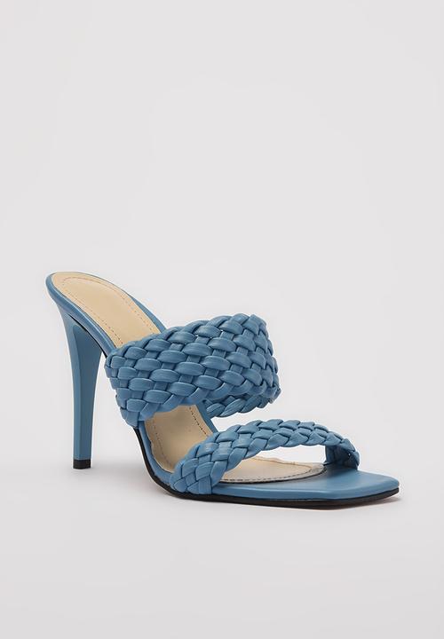 Trendyol - Braided stiletto heel mule - blue
