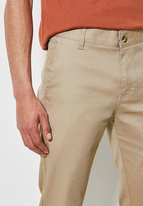 Superbalist - Caleb slim chino - stone