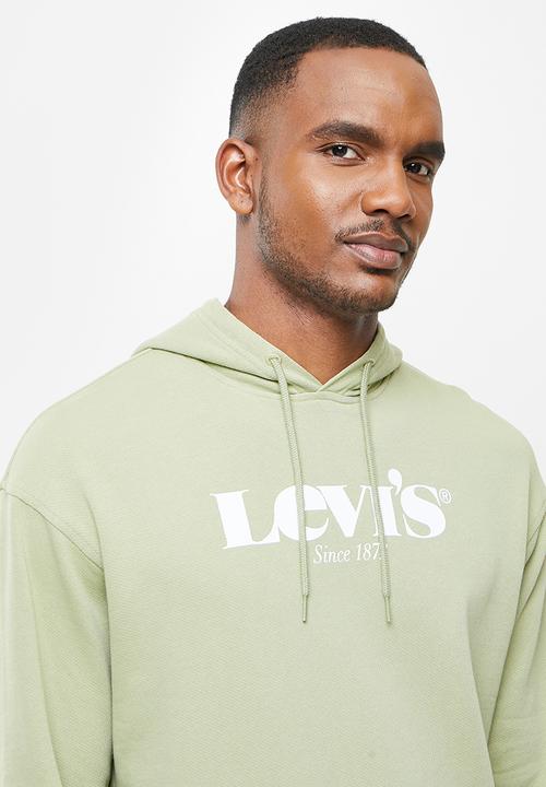 Levi’s® - T3 relaxd graphic hoodie mv ssnl core ho - olive