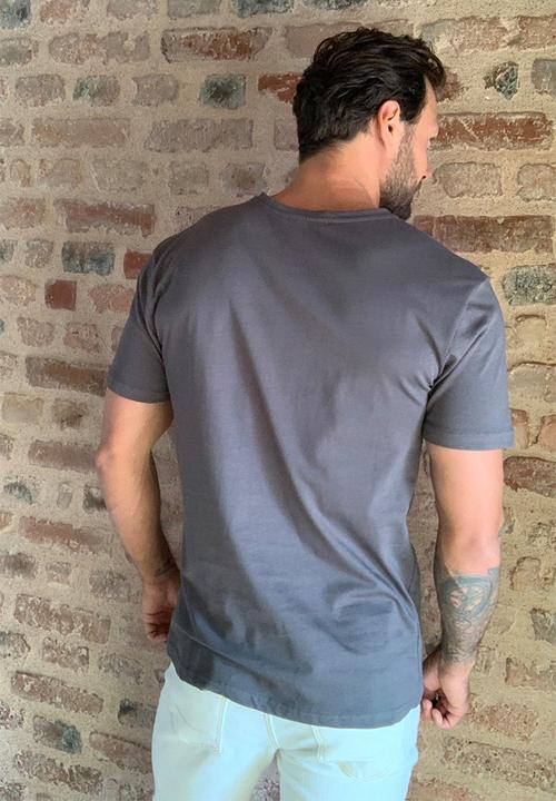Trendyol - Chest pocket short sleeve tee - anthracite