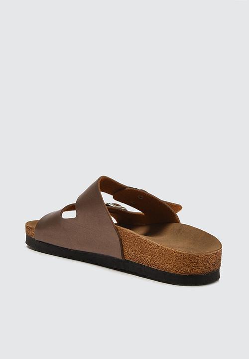 Trendyol - Double buckle slide - rose