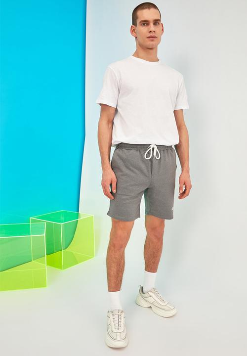 Trendyol - Printed shorts - anthracite