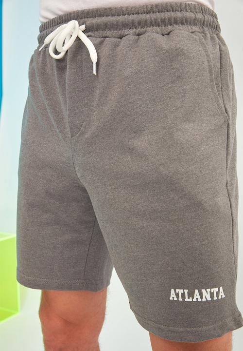Trendyol - Printed shorts - anthracite