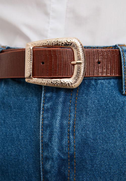 Trendyol - 2 Pack belts - brown & black