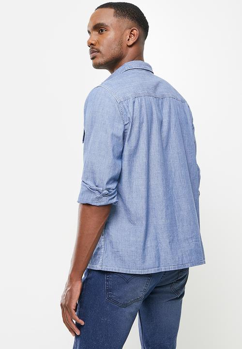 Levi’s® - Utility pkt worker organic ctn chambray - blue 