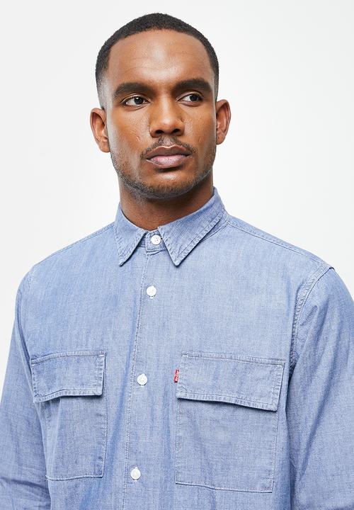 Levi’s® - Utility pkt worker organic ctn chambray - blue 