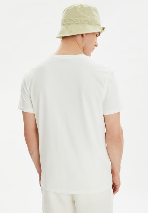 Trendyol - Sun view printed short sleeve tee - ecru