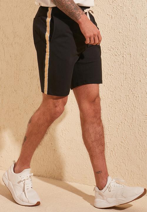 Trendyol - Side tape shorts - black
