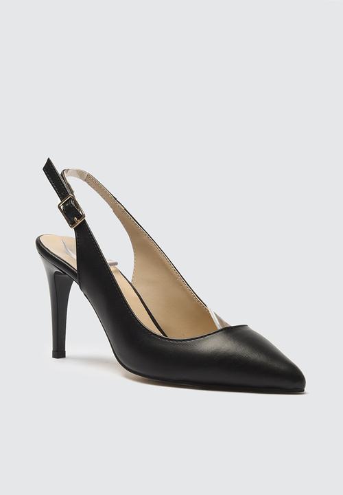Trendyol - Vamp toe slingback stiletto heel - black