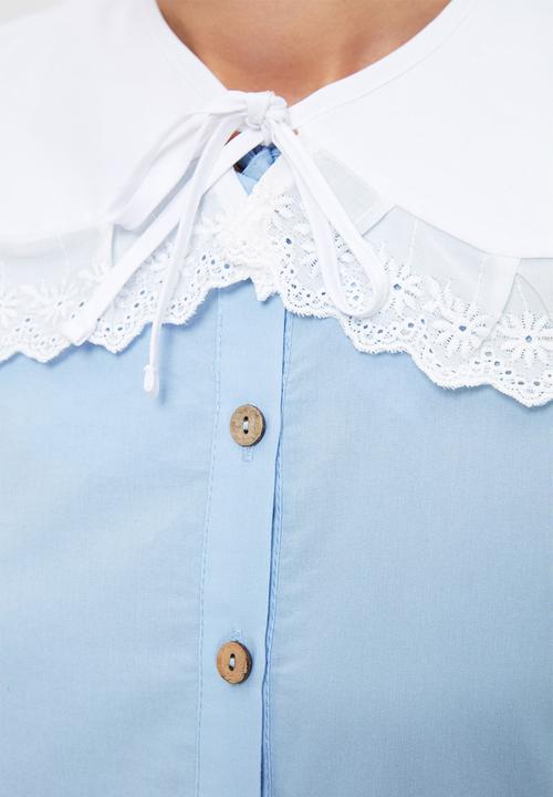 Trendyol - Peter pan collar - white