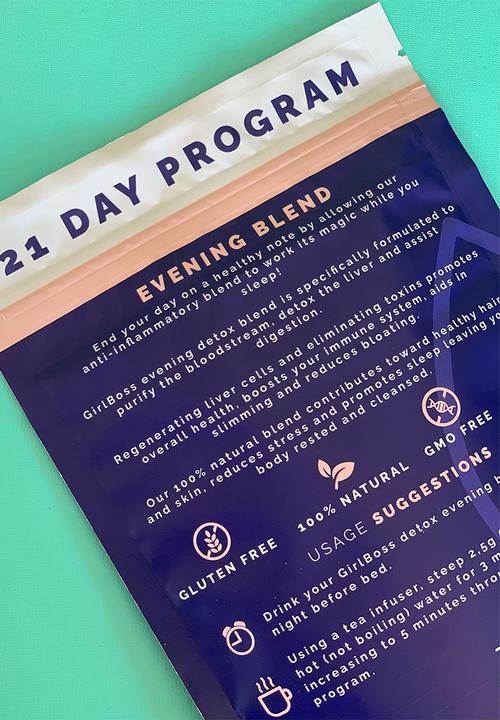 GIRLBOSS HEALTH - 21 Day Detox Tea - Evening Blend