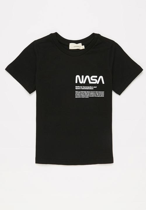Superbalist Kids - Yb nasa short sleeve tee - black