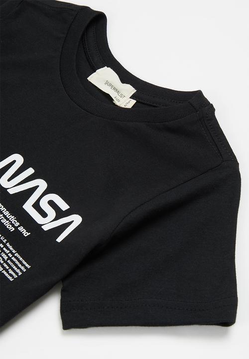 Superbalist Kids - Yb nasa short sleeve tee - black
