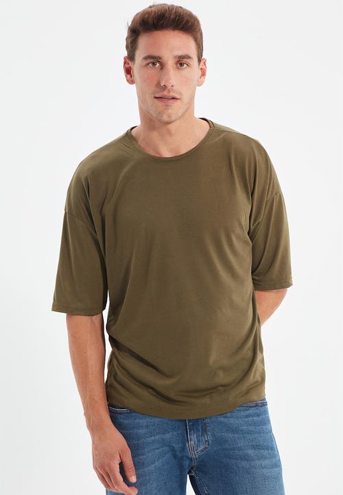 Trendyol - Tito short sleeve tee - khaki