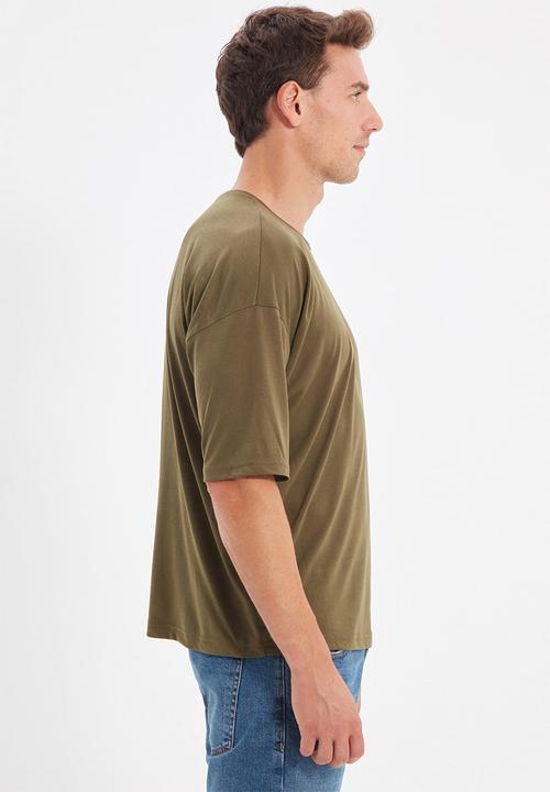 Trendyol - Tito short sleeve tee - khaki
