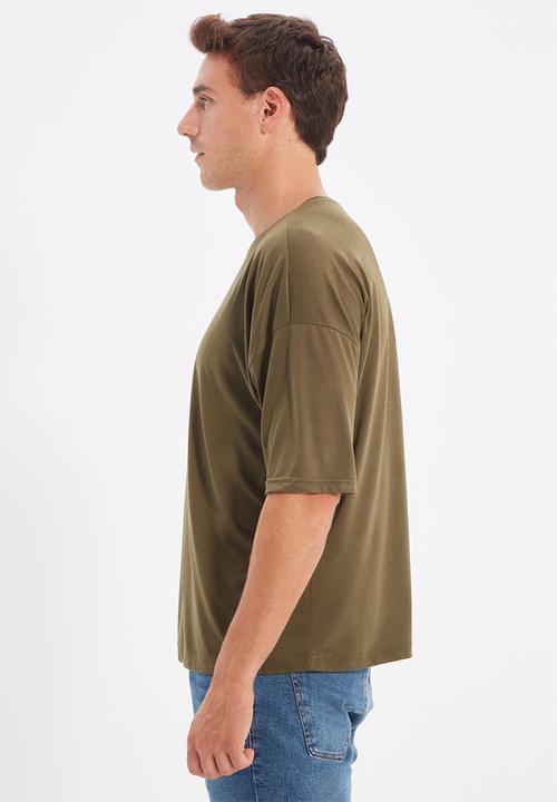 Trendyol - Tito short sleeve tee - khaki