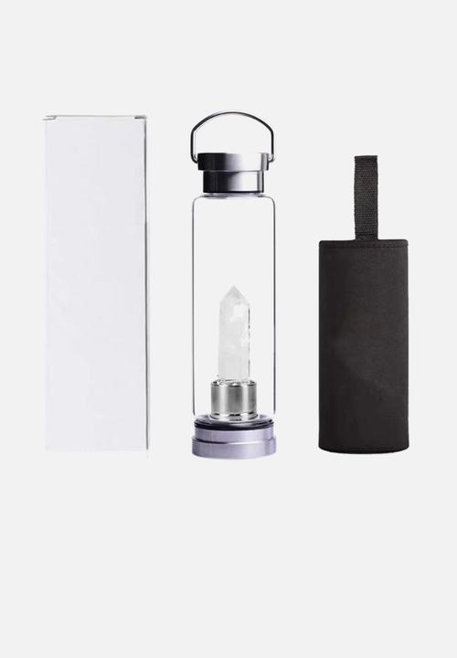 Shapeshifter - Crystal elixir water bottle - clear quartz