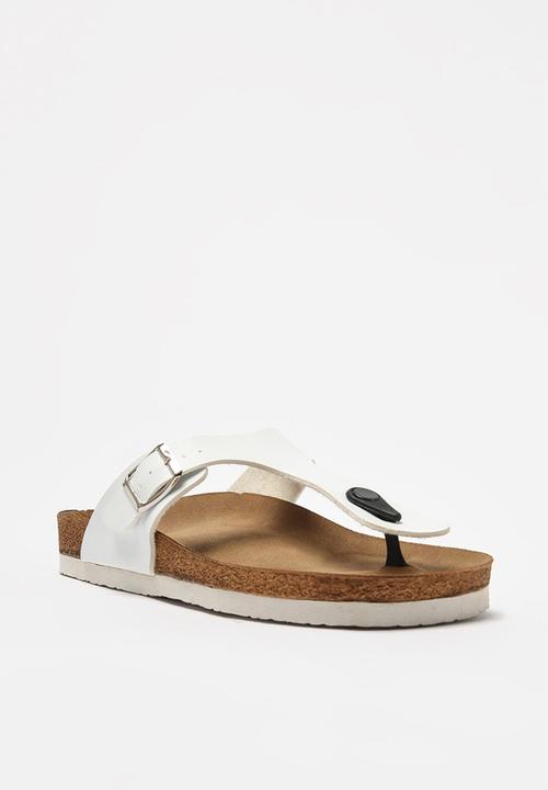 Trendyol - Toepost slide - white