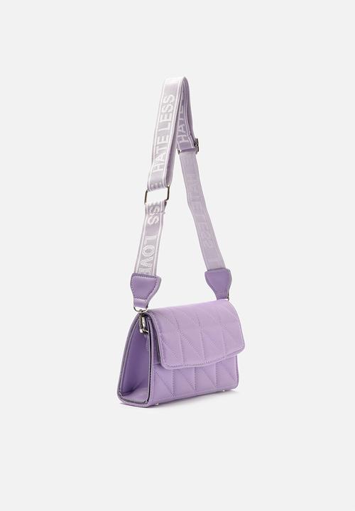 Trendyol - Diamond embossed shoulder bag - lilac