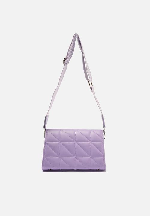 Trendyol - Diamond embossed shoulder bag - lilac