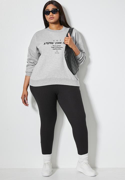 Superbalist - Slogan sweat - grey