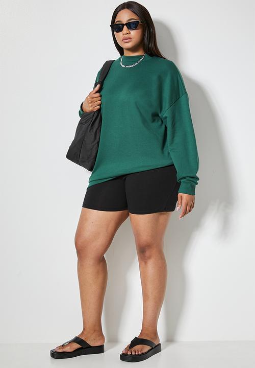 Superbalist - Funnel neck sweat - deep green