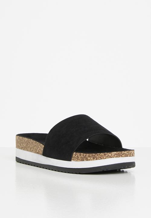 Superbalist - Shellie slide -black