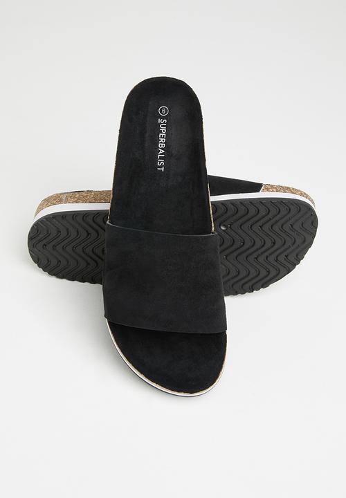 Superbalist - Shellie slide -black