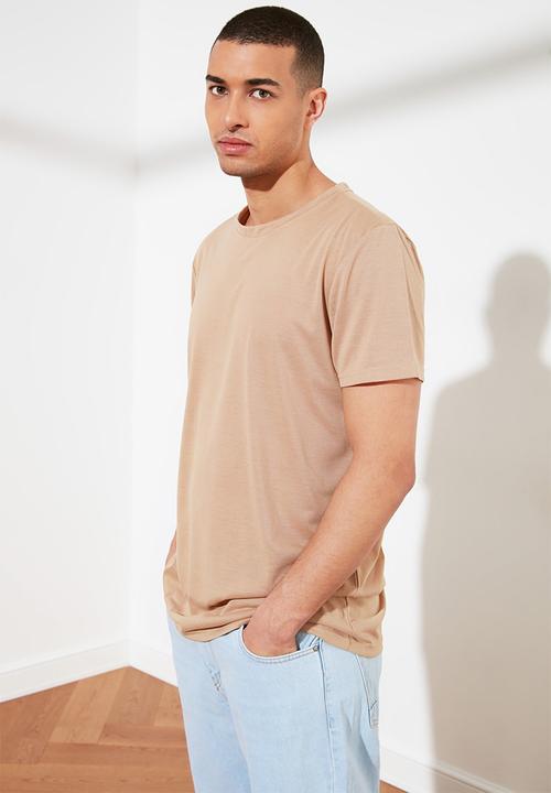 Trendyol - Rico short sleeve tee - beige