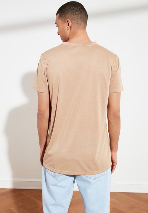 Trendyol - Rico short sleeve tee - beige