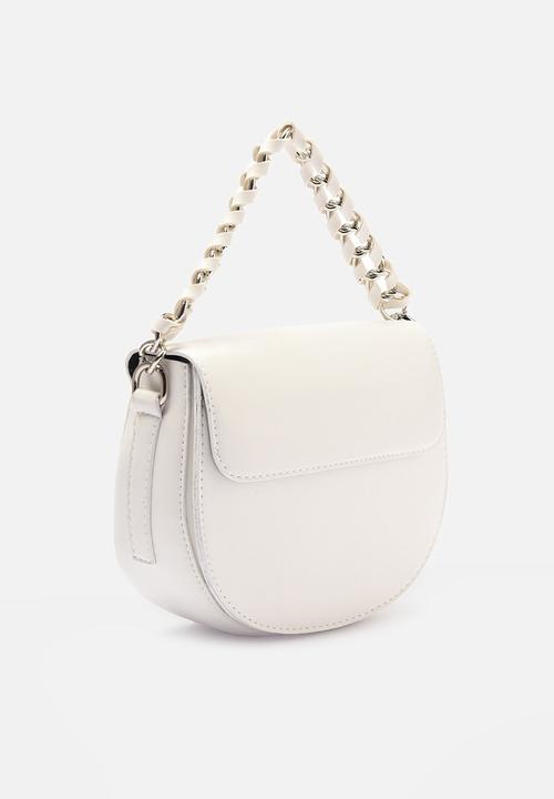 Trendyol - Chain handle shoulder bag - white