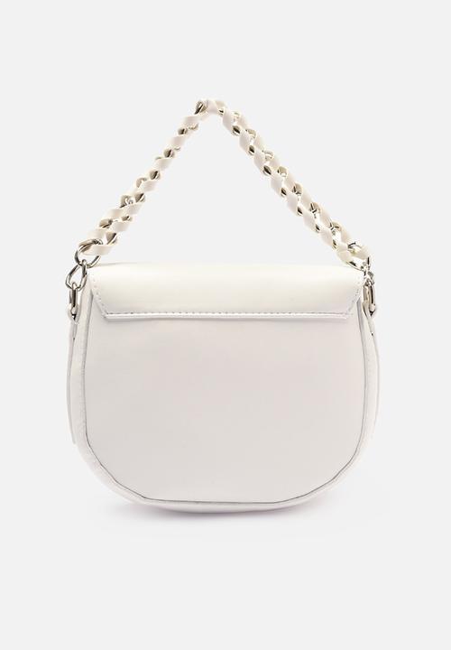 Trendyol - Chain handle shoulder bag - white