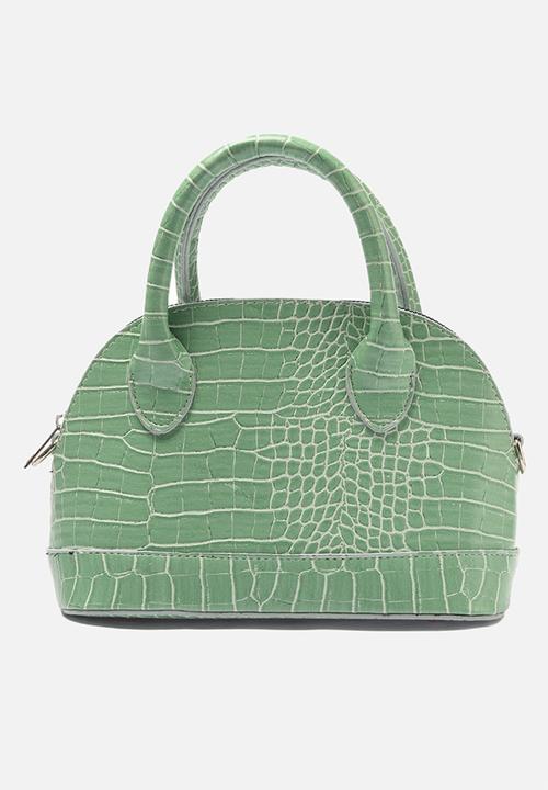 Trendyol - Faux croc shoulder bag - mint