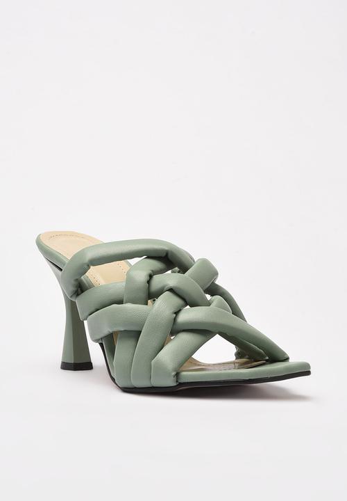 Trendyol - Woven mule heel - green