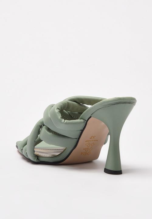 Trendyol - Woven mule heel - green