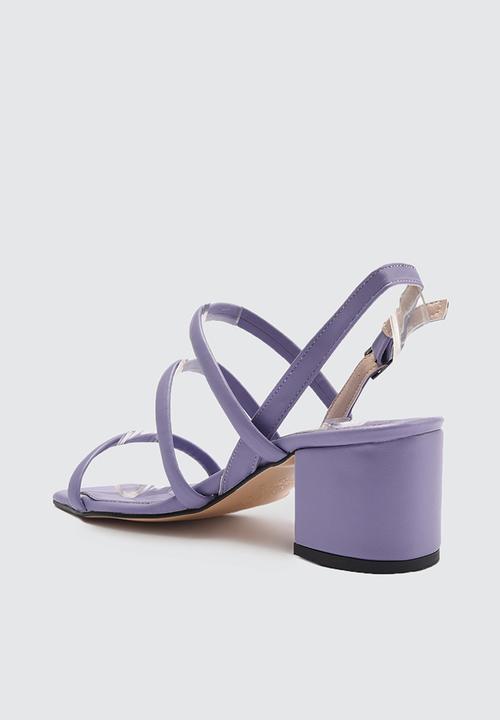 Trendyol - Strappy slingback block heel - lilac