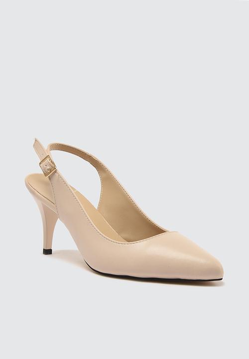Trendyol - Vamp toe slingback stiletto heel - neutral